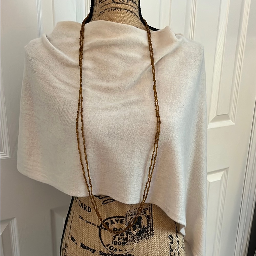 Two Long Beaded Necklaces